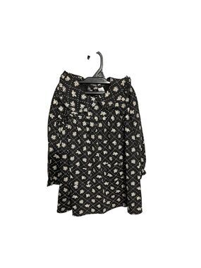 NWT Modern Moments by Gerber Girl Black Ruffle Floral Dress Sz 4T